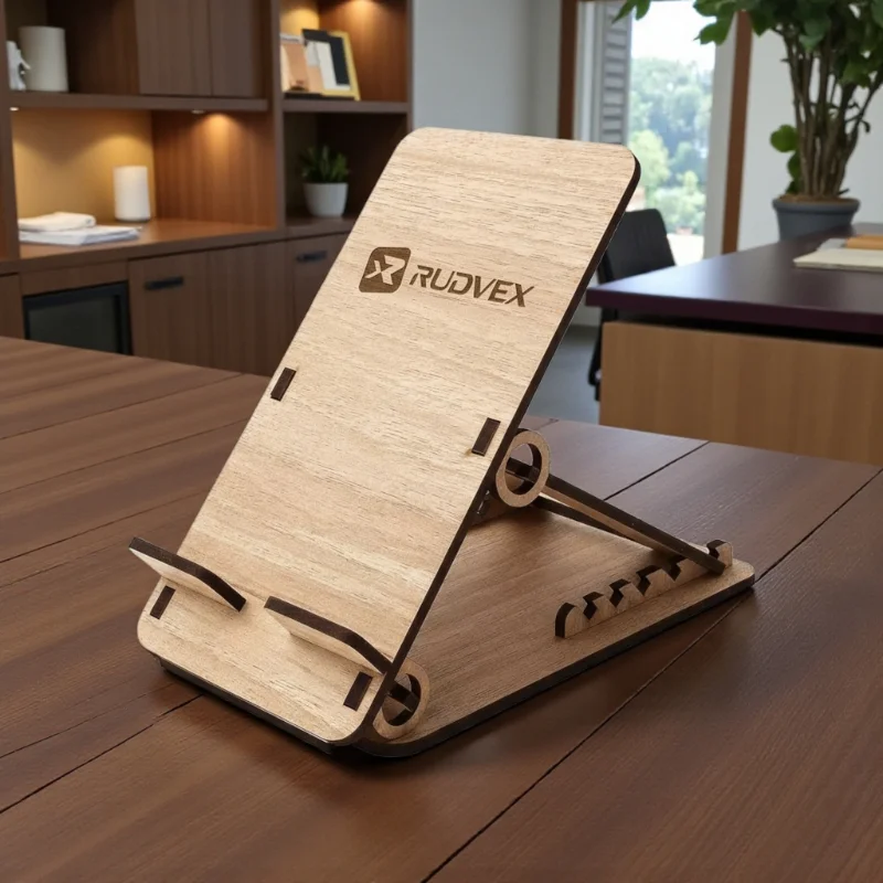 Adjustable Wooden Mobile Phone Stand